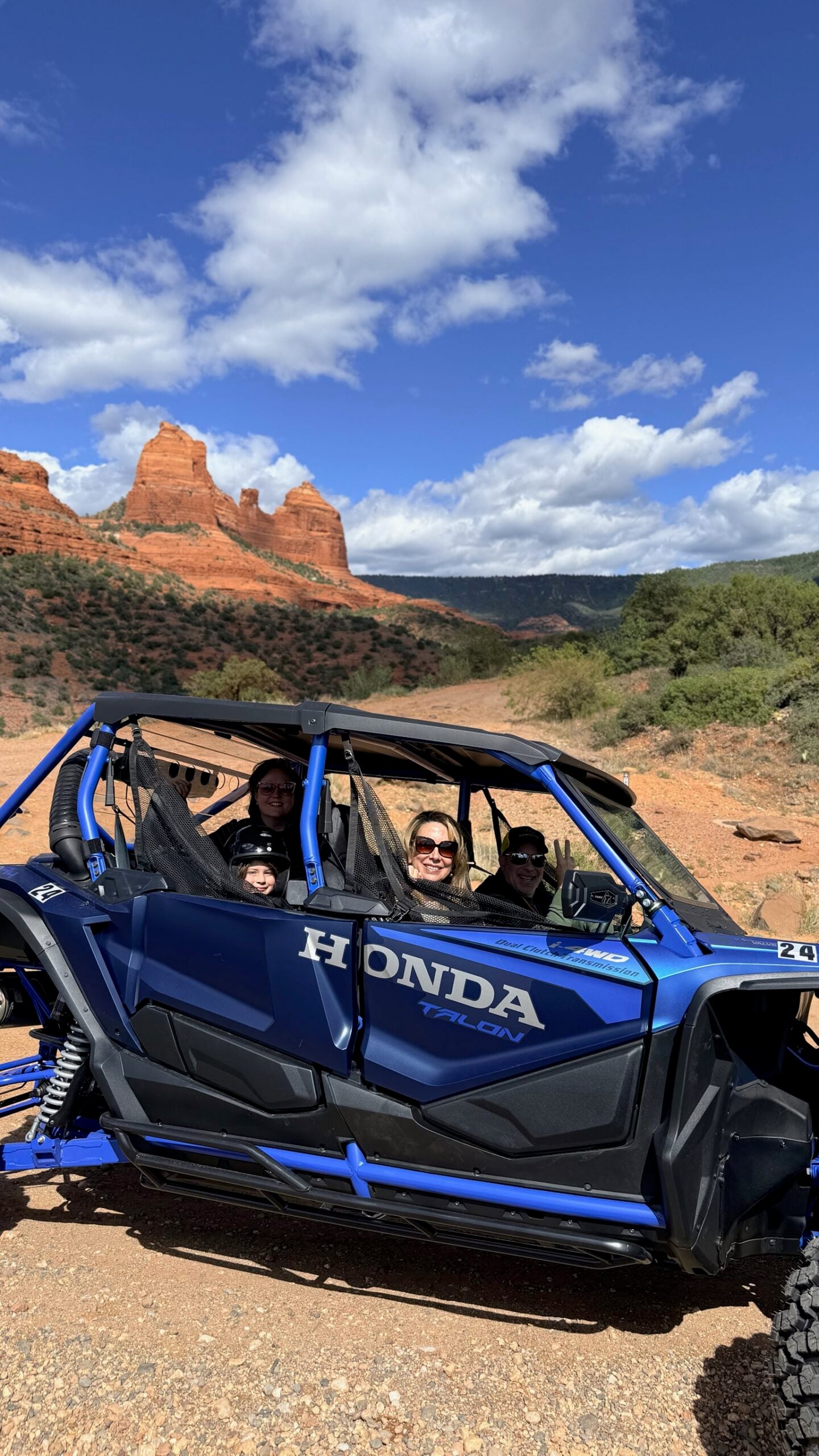 Home 10 Group of family members in UTV exploring scenic Sedona trails