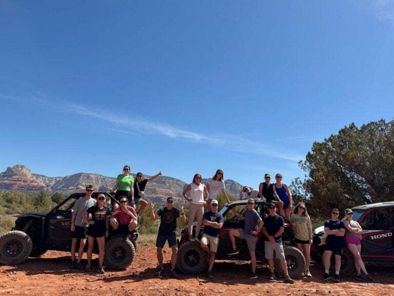 Blog 33 holiday family ride through Sedona red rocks