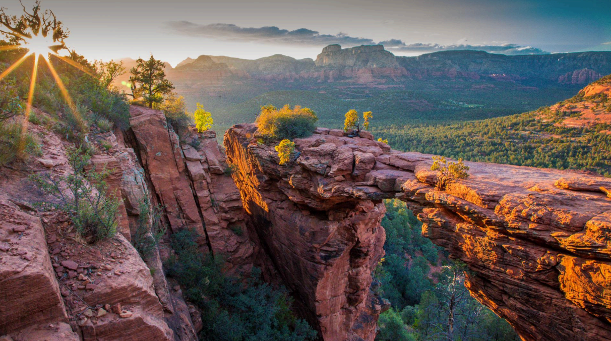 Blog a canyon with a mountain in the background