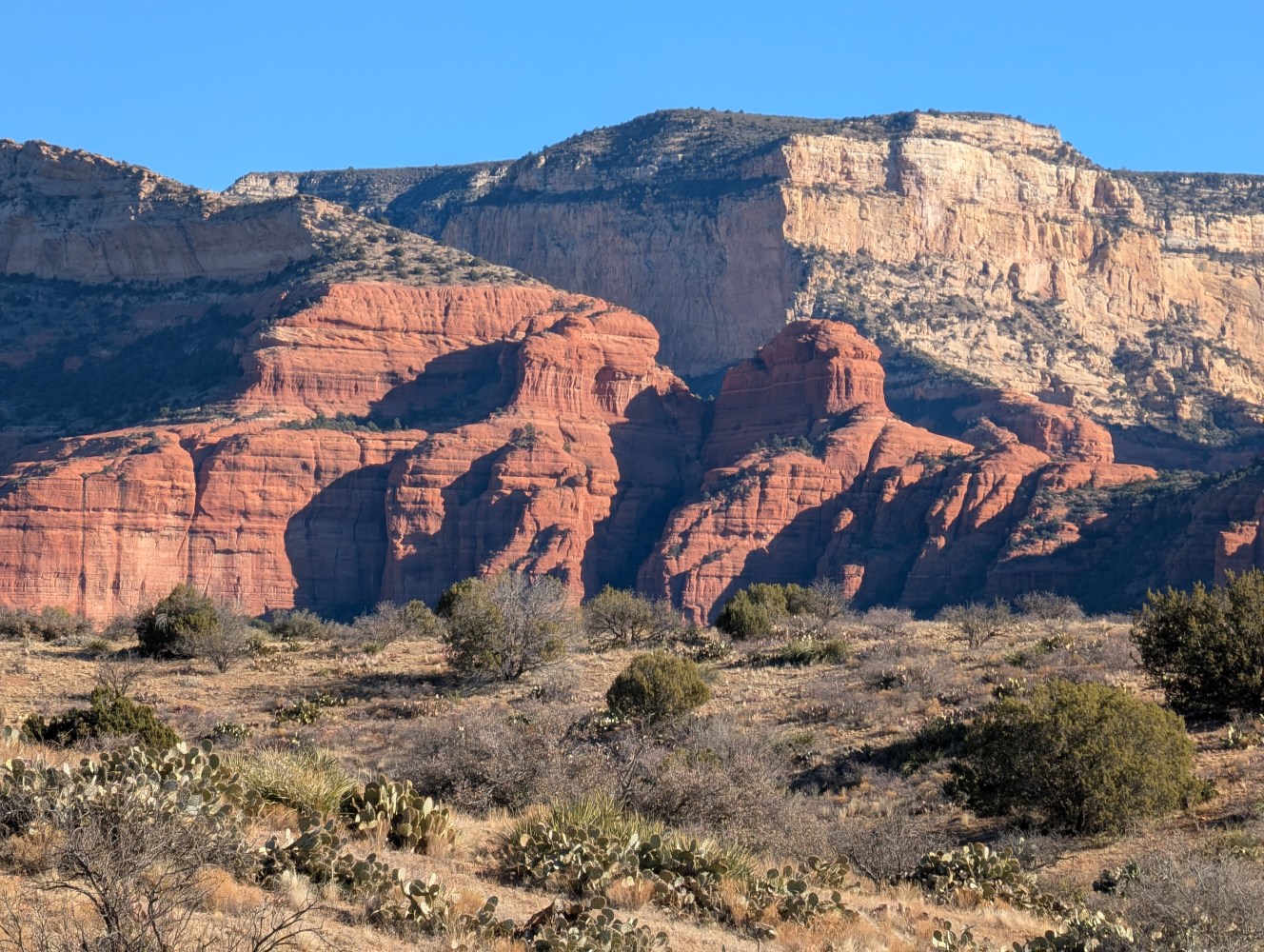 Sedona off-road adventures: a sweeping landscape of towering red rock formations, craggy canyons, and twisting desert trails. 